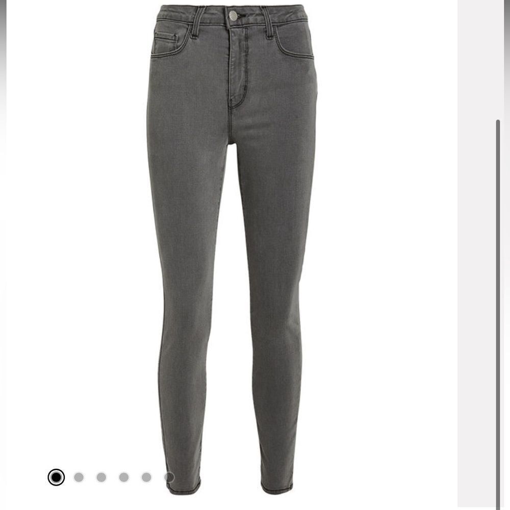 L’agence Margot High Rise Skinny Jean in Cast iron